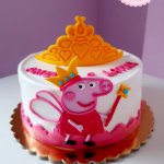 tort świnka peppa księżniczka